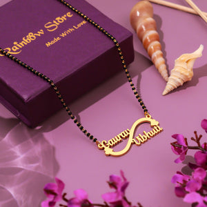 Personalised Infinity Couple Name Necklace