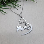 ButterflyTwo Name Necklace