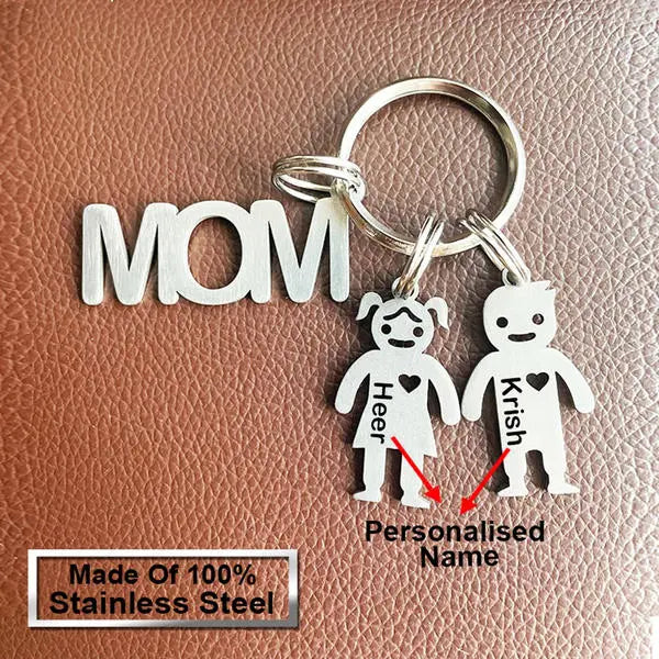 Personalized Family Keychain-Son/Daughter