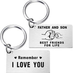 Remember I Love You Dad Keychain