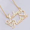 Personalized Double Names Necklace