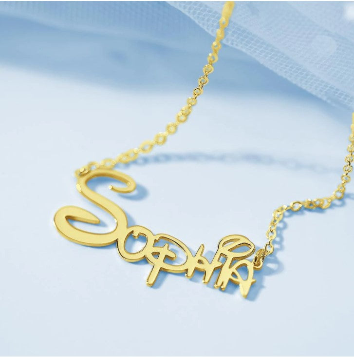 Disney Font Name Necklace
