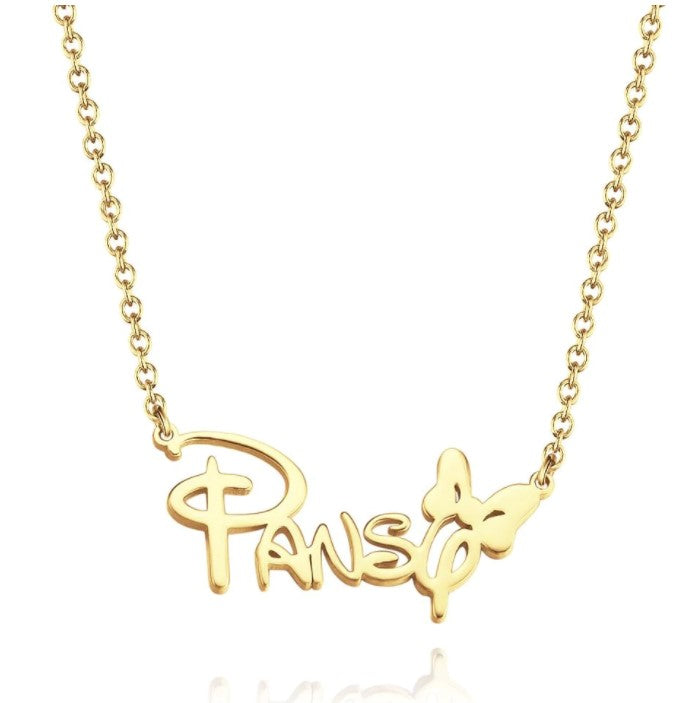 Personalised Disney Font Name Necklace