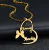 ButterflyTwo Name Necklace