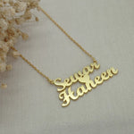 Couple Name Necklace
