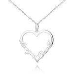 Classic Heart Name Necklace