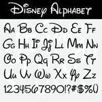 Personalised Disney Font Name Necklace