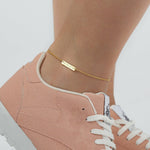 Engrave Ankle Bracelet with name